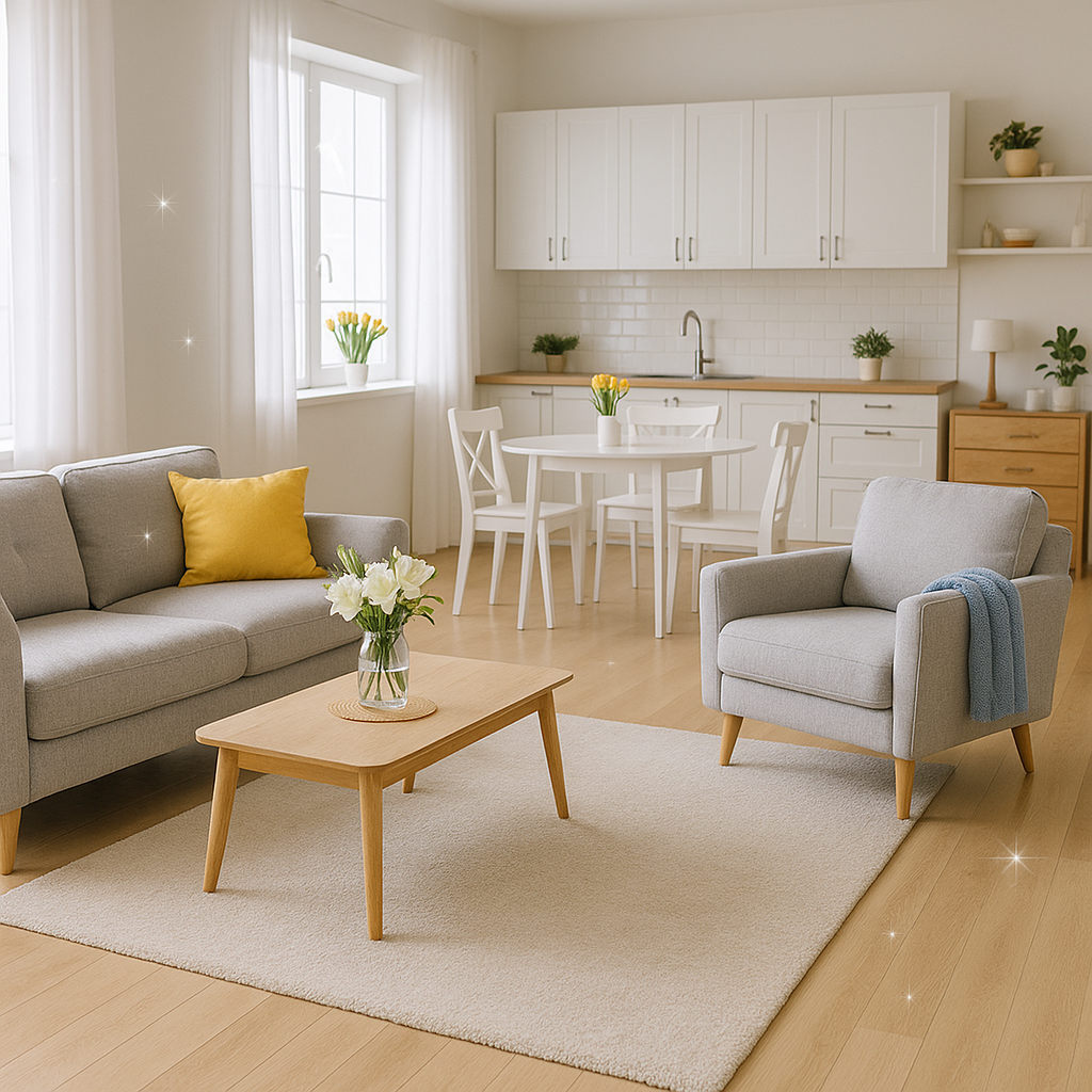Clean modern home